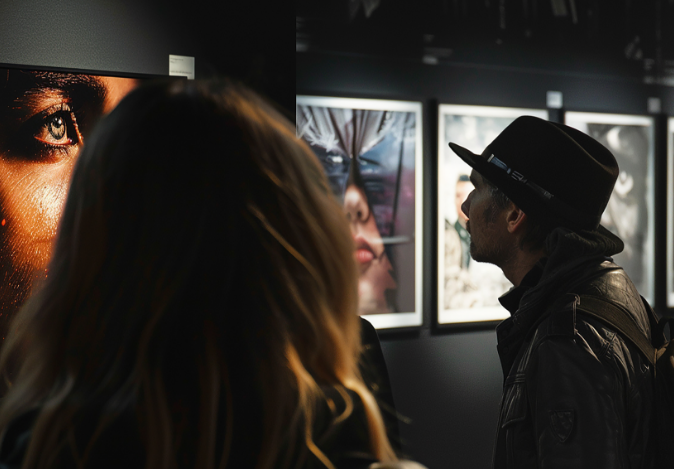 Art Sentry can be adjusted for rotating exhibits
